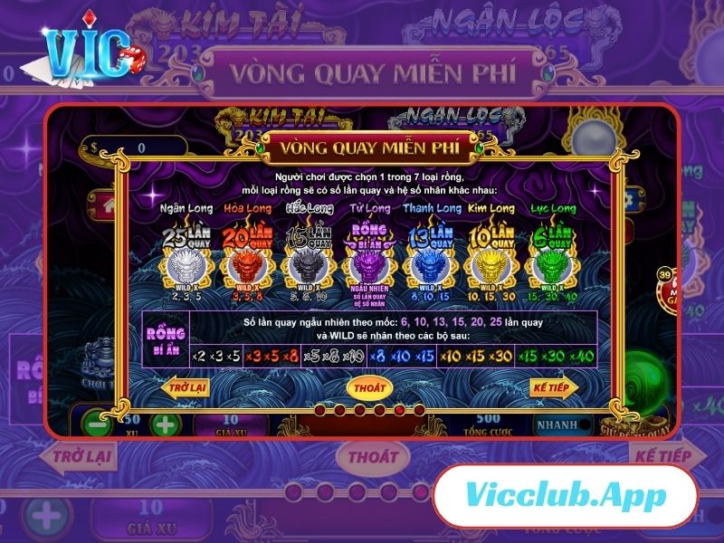 Tham khảo ngay luật chơi kho tàng ngũ long